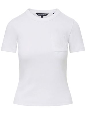 Veronica Beard Noorie stretch-cotton T-shirt - White