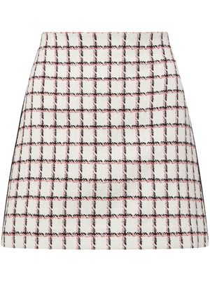 Veronica Beard Ohemia tweed miniskirt - Neutrals