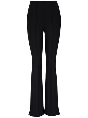 Veronica Beard Orion crepe flared trousers - Black