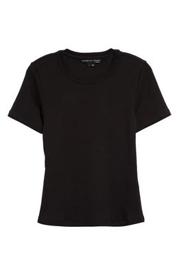Veronica Beard Pruitt Cotton T-Shirt in Black