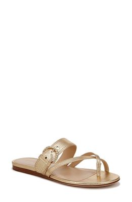 Veronica Beard Salva Slide Sandal in Gold