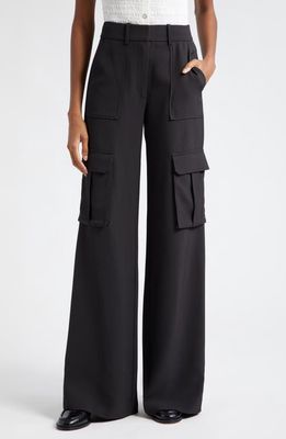 Veronica Beard Saul Cargo Pants in Black