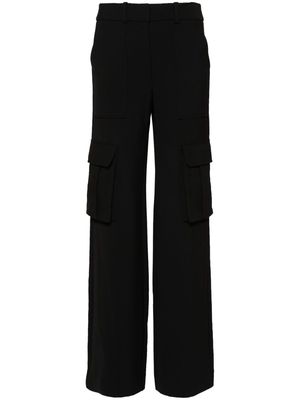 Veronica Beard Saul high-waist wide-leg trousers - Black