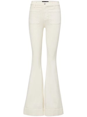 Veronica Beard Sheridan wide-leg jeans - Neutrals