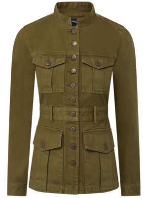 Veronica Beard Tika cotton military jacket - Green