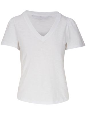 Veronica Beard V-neck cotton T-shirt - White