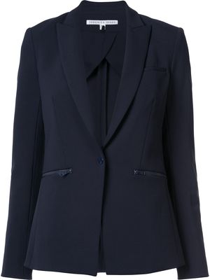 Veronica Beard zip pocket blazer - Blue