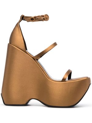Versace 170mm strappy sandals - Brown