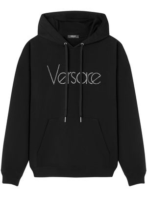 Versace 1978 Re-Edition cotton hoodie - Black