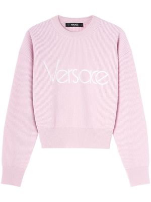 Versace 1978 Re-Edition logo jumper - Pink