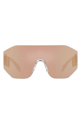 Versace 45mm Irregular Sunglasses in Dark Brown