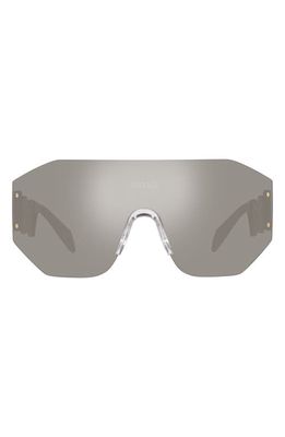 Versace 45mm Irregular Sunglasses in Grey Silver