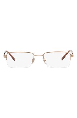 Versace 50mm Square Optical Glasses in Bronze