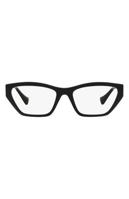 Versace 51mm Irregular Optical Glasses in Black