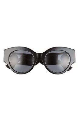 Versace 52mm Cat Eye Sunglasses in Black