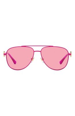 Versace 52mm Pilot Sunglasses in Pink