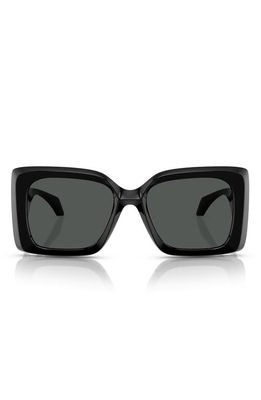 Versace 54mm Irregular Sunglasses in Black