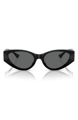 Versace 55mm Cat Eye Sunglasses in Black