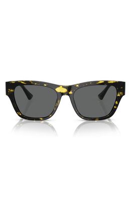 Versace 55mm Square Sunglasses in Havana