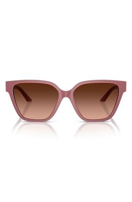 Versace 56mm Gradient Butterfly Sunglasses in Ruby