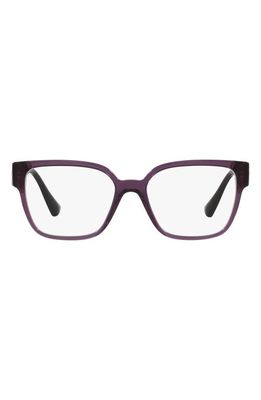 Versace 56mm Square Optical Glasses in Plum