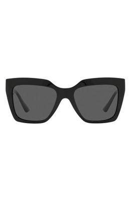 Versace 56mm Square Sunglasses in Black