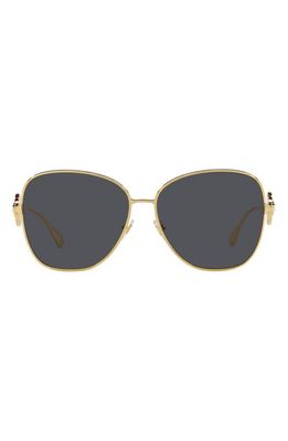 Versace 60mm Butterfly Sunglasses in Gold