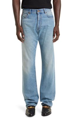 Versace Baggy Fit Jeans in Washed Blue