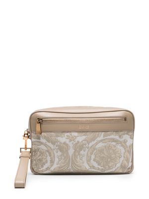 Versace Barocca Athena clutch bag - Neutrals