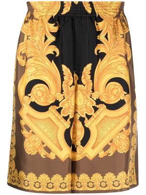 Versace Barocco 660 silk shorts - Black