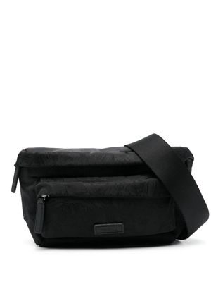 Versace Barocco-jacquard belt bag - Black