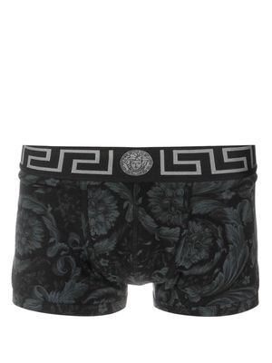 Versace Barocco-print boxer briefs - Black