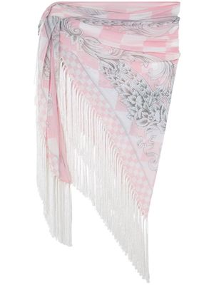 Versace Barocco-print cover-up - Pink