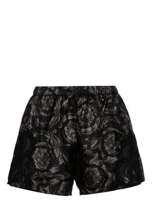 Versace Barocco-print silk pyjama shorts - 5BC10