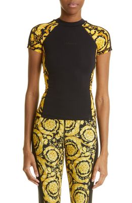Versace Barocco Print T-Shirt in Stampa