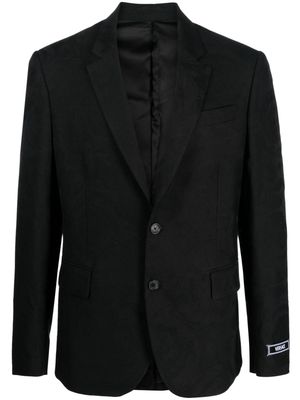 Versace Barocco Silhouette virgin wool blazer - Black