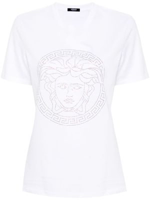 Versace Crystal Medusa T-shirt - White