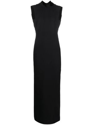 Versace draped open-back dress - Black