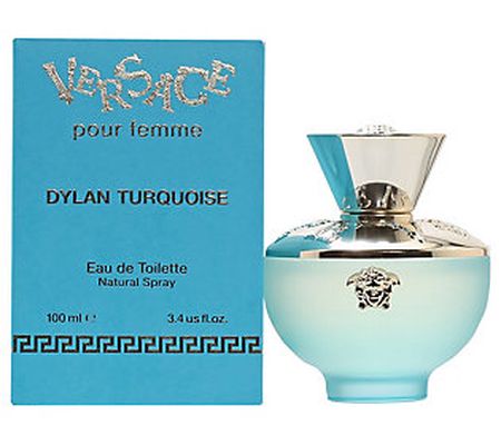 Versace Dylan Turquoise Pour Femme Eau de Toile te Spray 3.4