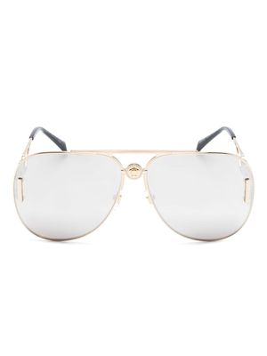 Versace Eyewear Aviator Medusa-bridge sunglasses - Gold