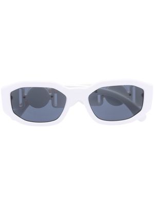 Versace Eyewear Biggie geometric-frame sunglasses - White