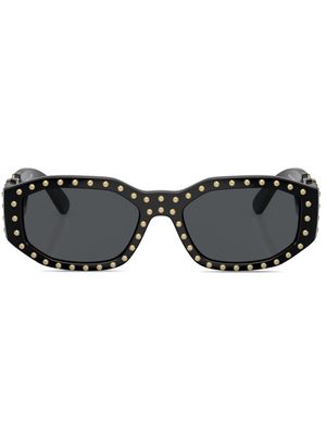 Versace Eyewear Biggie stud-embellished sunglasses - 539787 Black