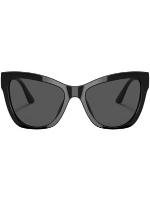 Versace Eyewear La Greca cat-eye sunglasses - Black