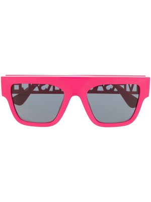 Versace Eyewear logo-arm detail sunglasses - Pink