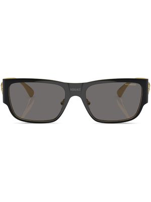 Versace Eyewear logo-plaque tinted sunglasses - Black