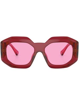 Versace Eyewear Maxi Medusa Biggie sunglasses - Red