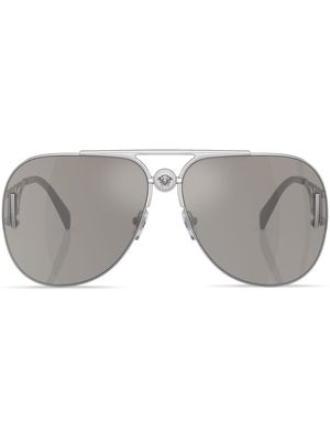 Versace Eyewear Medusa aviator sunglasses - Silver