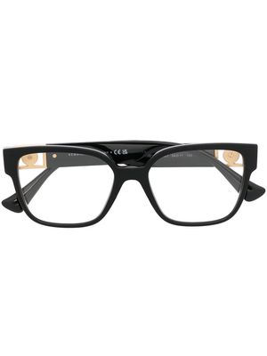 Versace Eyewear Medusa-charm square-frame glasses - Black