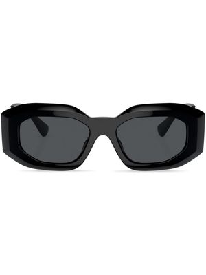 Versace Eyewear Medusa geometric-frame sunglasses - Black