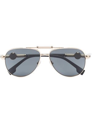 Versace Eyewear Medusa Head pilot-frame sunglasses - Black